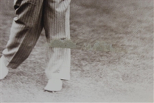 Walter Hagen In Sweater Knickers Following Through At Augusta National Golf Club - Frank Christian Original Photo