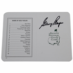 Gary Player Signed Augusta National Golf Club Card JSA ALOA