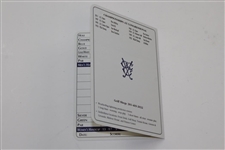 Roy McIlroy Signed Congressional Country Club Card JSA ALOA