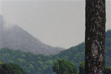 Original Renato Meziat '18th - Gavea Golf & Country Club - Rio' Oil on Canvas Painting - 1998