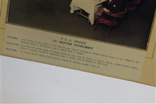 1971 Augusta National Golf Club Masters Tournament P.G.A. Dinner Photo in Sleeve