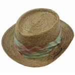 Sam Snead Signed Personal Dorfman Pacific Madras Plaid Hat - 7 3/8" JSA ALOA