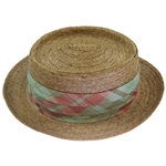 Sam Snead Signed Personal Dorfman Pacific Madras Plaid Hat - 7 3/8 JSA ALOA