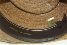 Sam Snead Signed Personal Dorfman Pacific Madras Plaid Hat - 7 3/8 JSA ALOA