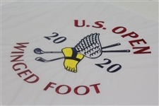 2020 US Open at Winged Foot Embroidered White Flag - New