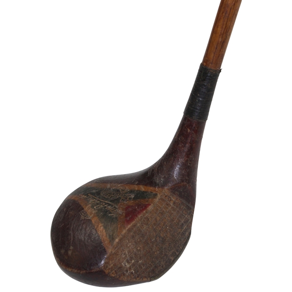 Tom R. Fernie Royal Lytham St. Annes Wooden Mashie Reg. No.735009 with Finnigins Bond SI Shaft Stamp