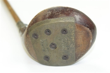 Tom R. Fernie Royal Lytham St. Annes Wooden Mashie Reg. No.735009 with Finnigins Bond SI Shaft Stamp