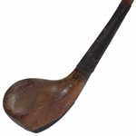 Vintage Semi-Long Nose Scared Head Bulger Mashie with Brass Sole Plate
