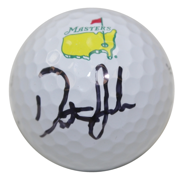 Dustin Johnson Signed Masters Tournament Logo Golf Ball JSA #NN41185