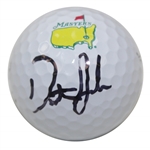 Dustin Johnson Signed Masters Tournament Logo Golf Ball JSA #NN41185
