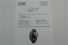 Greg Norman's Personal TaylorMade 1R 'Greg Norman' Qantas Full Size Golf Bag