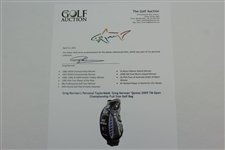 Greg Norman's Personal TaylorMade 'Greg Norman' Qantas 2009 TM Open Championship Full Size Golf Bag