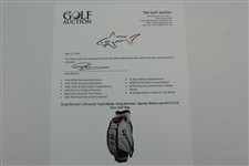 Greg Norman's Personal TaylorMade 'Greg Norman' Qantas Shark.com R11S Full Size Golf Bag