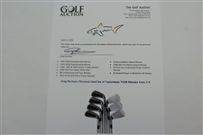 Greg Norman's Personal Used Set of TaylorMade TOUR RBladez Irons 3-9