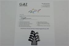 Greg Norman's Personal Used Set of Titleist Forged 670 Irons 2-PW