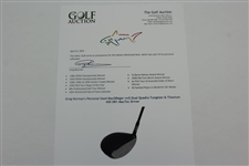 Greg Norman's Personal Used MacGRegor nvG Dual Quadra Tungsten & Titanium 400 DR1 MacTec Driver