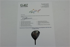 Greg Norman's Personal Used Callaway Titanium Great Big Bertha S2H2 War Bird 7.5 Degree Driver