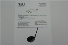 Greg Norman's Personal Used Titliest 909 D2 8.5 Degree  Driver Ser. #875T193