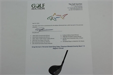 Greg Norman's Personal Used King Cobra Titanium Bimetal Gravity Back 7.5 Degree t Driver