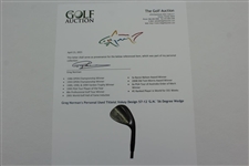Greg Norman's Personal Used Titleist Vokey Design 57-12 'G.N.' 56 Degree Wedge