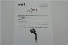 Greg Norman's Personal Used Tour Action Reg. 588 60 Degree Wedge