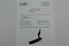 Greg Norman's Personal Used Titleist Scotty Cameron Circle T 009 Putter