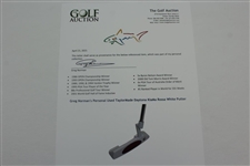 Greg Norman's Personal Used TaylorMade Daytona KiaMa Rossa White Putter