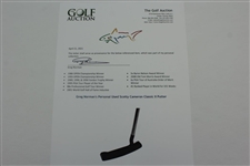 Greg Norman's Personal Used The President's Cup 1998 Limited Series  Putter with Head Cover