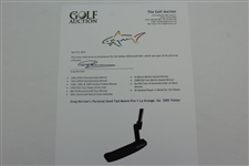 Greg Norman's Personal Used Tad Moore Pro-1 La Grange, Ga. 'GN5' Putter