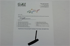 Greg Norman's Personal MaxFli Tad Moore TM-4 Putter with MaxFli Grip