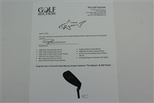 Greg Norman's Personal Used Mizuno Scotty Cameron 'The Reason' M-400 Putter