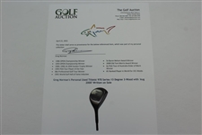 Greg Norman's Personal Used Titleist 970 Series 13 Degree 3-Wood with 'Aug 2000' Written on Sole