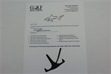 Greg Norman's Personal Unique Machwin Jett Adder Patter Pat. Pend Putter