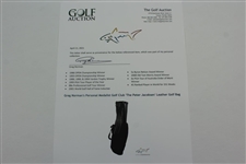Greg Norman's Personal Medalist Golf Club 'The Peter Jacobsen' Leather Golf Bag