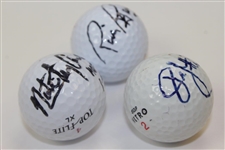 Julius Erving, Rick Barry, Nate Tiny Archibald Signed Golf Ball JSA ALOA
