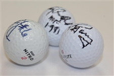 Julius Erving, Rick Barry, Nate Tiny Archibald Signed Golf Ball JSA ALOA