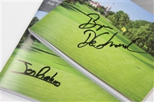 Bryson DeChambeau & Jon Rahm Signed 2015 U.S. Amateur Championship Olympia Fields Program JSA ALOA