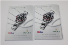 Bryson DeChambeau & Jon Rahm Signed 2015 U.S. Amateur Championship Olympia Fields Program JSA ALOA
