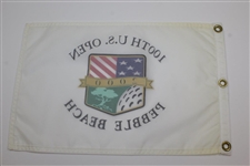 2000 100th U.S. Open Pebble Beach White Screen Flag