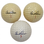 Three (3)Arnold Palmer Vintage Golf Balls - One British Size