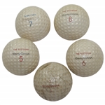Five (5) Tommy Armour Golf Balls