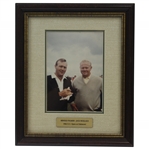 Arnold Palmer & Jack Nicklaus 1962 U.S. Open At Oakmont Framed Photo