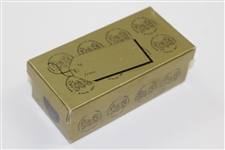 1960's Gold Tone Foot Joy Shoe Pendant In Box