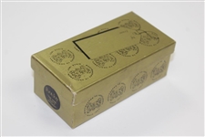 1960's Gold Tone Foot Joy Shoe Pendant In Box