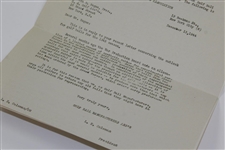 1945 U.S.G.A. Press Release - World War II Cancel US Open & Golf Ball Shortage