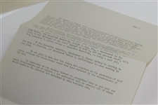 1945 U.S.G.A. Press Release - World War II Cancel US Open & Golf Ball Shortage