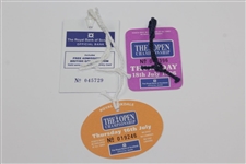 Three (3) OPEN Championship Tickets - 1995, 1996, & 1998