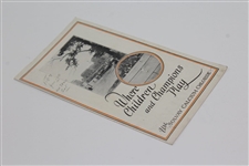 Greenskeppers Calcium Chloride Brochure with Bobby Jones & East Lake CC Depiction