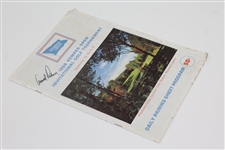 Arnold Palmer Signed 1968 Kemper Open Golf Tournament Program JSA ALOA