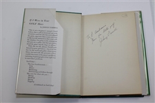If I Were In Your Golf Shoes 1951 Signed Book By Johnny Farrell With Introduction By Bobby Jones JSA ALOA